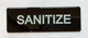 SANITIZE Restaurant Hpd Sign