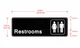 RESTROOM Restaurant Compliance Sign