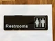 RESTROOM Restaurant Commercial Sign