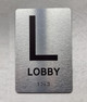FLOOR L LOBBY Compliance Sign
