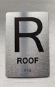 FLOOR R ROOF Safety Sign