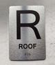 FLOOR R ROOF Compliance Sign