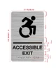 EXIT ACCESSABLE Ada Sign