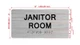 JANITOR ROOM Hpd Sign