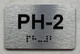 APT# PH-2 SILVER Ada Sign
