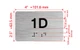APT# 1D SILVER Hpd Sign