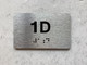 APT# 1D SILVER Compliance Sign