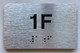 APT# 1F SILVER Ada Sign