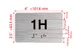 APT# 1H SILVER Hpd Sign