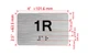 APT# 1R SILVER Hpd Sign