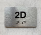 APT# 2D SILVER Hpd Sign