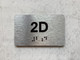 APT# 2D SILVER Compliance Sign