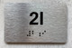 APT# 2I SILVER Ada Sign