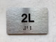 APT# 2L SILVER Compliance Sign