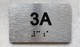 APT# 3A SILVER Compliance Sign