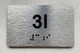 APT# 3I SILVER Ada Sign