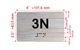 APT# 3N SILVER Hpd Sign