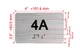 APT# 4A SILVER Hpd Sign