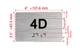 APT# 4D SILVER Hpd Sign