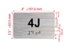 APT# 4J SILVER Hpd Sign