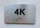APT# 4K SILVER Safety Sign