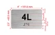 APT# 4L SILVER Hpd Sign