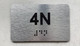APT# 4N SILVER Compliance Sign