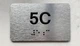 APT# 5C SILVER Compliance Sign