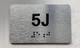 APT# 5J SILVER Compliance Sign