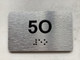 APT# 5O SILVER Safety Sign