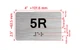 APT# 5R SILVER Hpd Sign