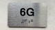 APT# 6G SILVER Ada Sign