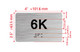 APT# 6K SILVER Hpd Sign