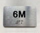 APT# 6M SILVER Safety Sign