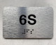 APT# 6S SILVER Safety Sign