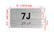 APT# 7J SILVER Hpd Sign