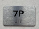 APT# 7P SILVER Compliance Sign