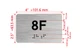 APT# 8F SILVER Hpd Sign