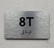 APT# 8T SILVER Ada Sign