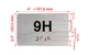 APT# 9H SILVER Hpd Sign