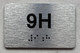 APT# 9H SILVER Compliance Sign