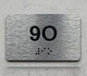APT# 9O SILVER Ada Sign