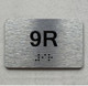 APT# 9R SILVER Safety Sign