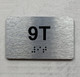 APT# 9T SILVER Ada Sign