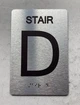 STAIR D Ada Sign
