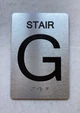 STAIR G Safety Sign