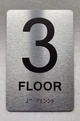 3 FLOOR Ada Sign