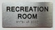 Recreation Area Compliance Sign