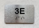 APT# 3E Braille Sign