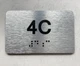 APT# 4C Ada Sign